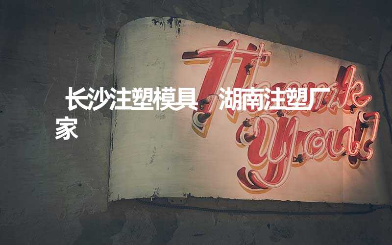 长沙注塑模具 湖南注塑厂家